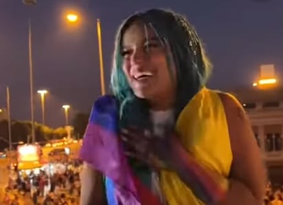 Karol G durante el Orgullo LGTBIQ+ de Madrid en 2023