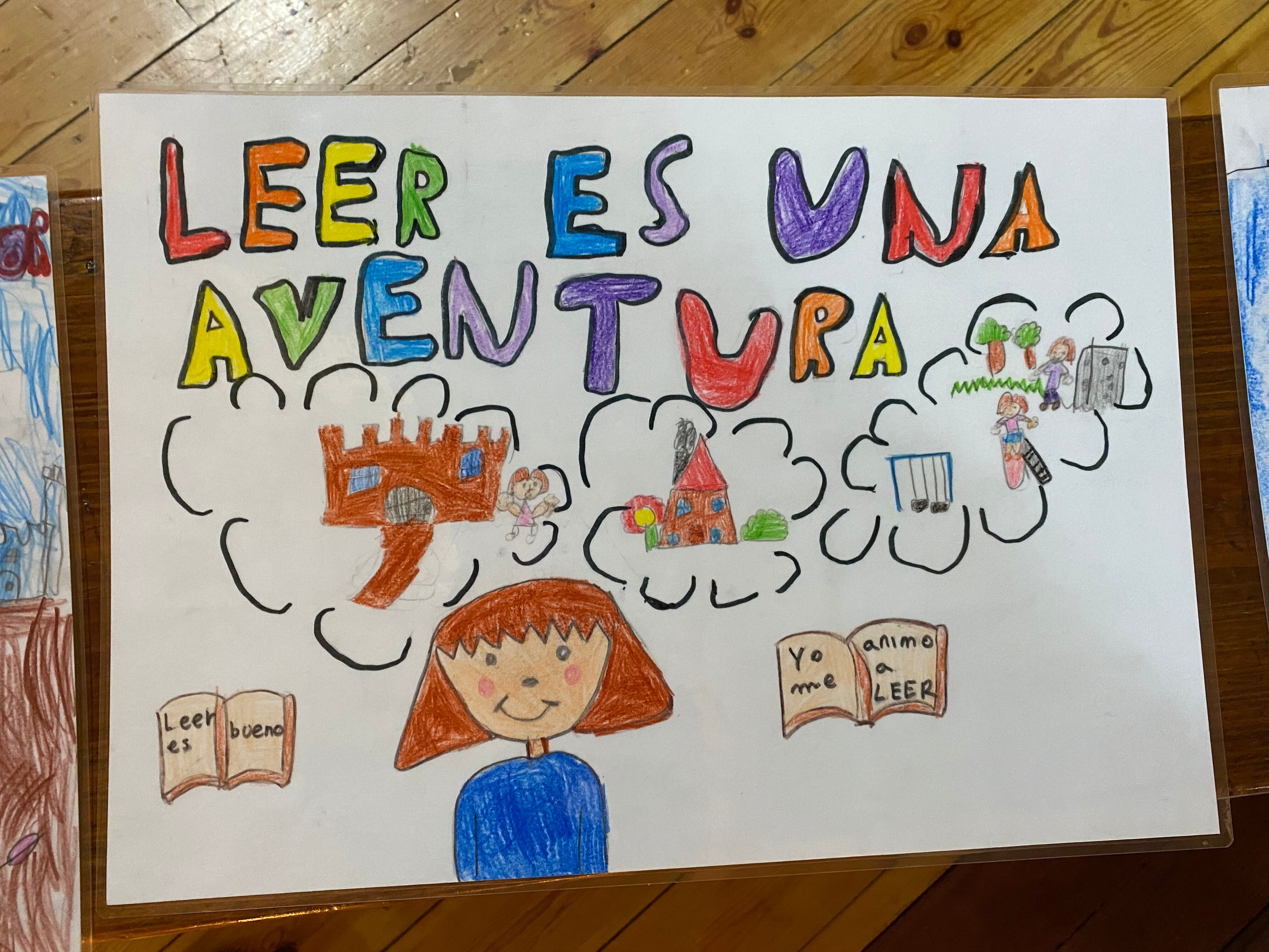 Los dibujos reclaman la lectura