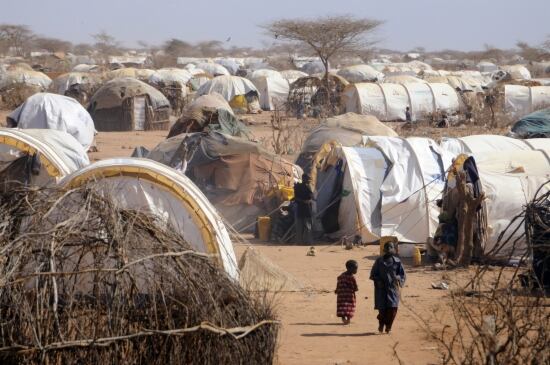 El camp de refugiats de Dadaab, a Kenya, on van ser segrestades les dues cooperants