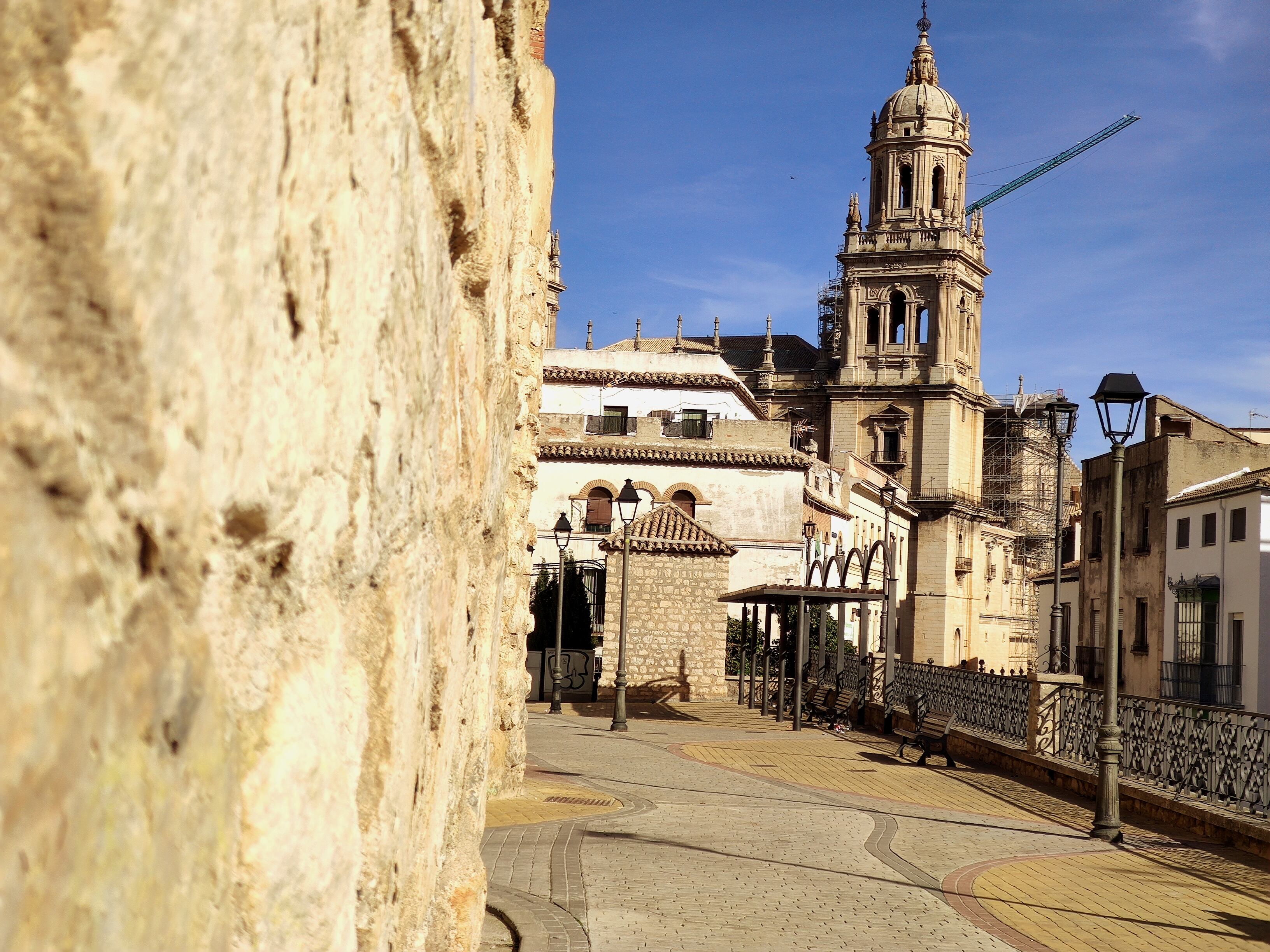 La Catedral de Jaén vista desde la zona de la Carrera de Jesús