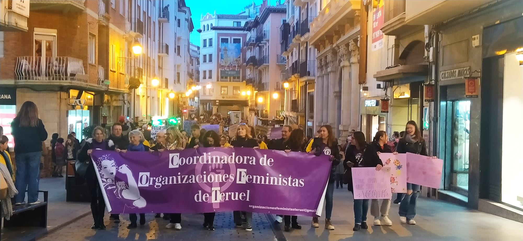 Manifestación 8M 2023 en Teruel