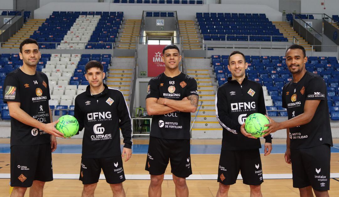 Tomaz Braga, Claudino, Vilela, Joao e Hígor.