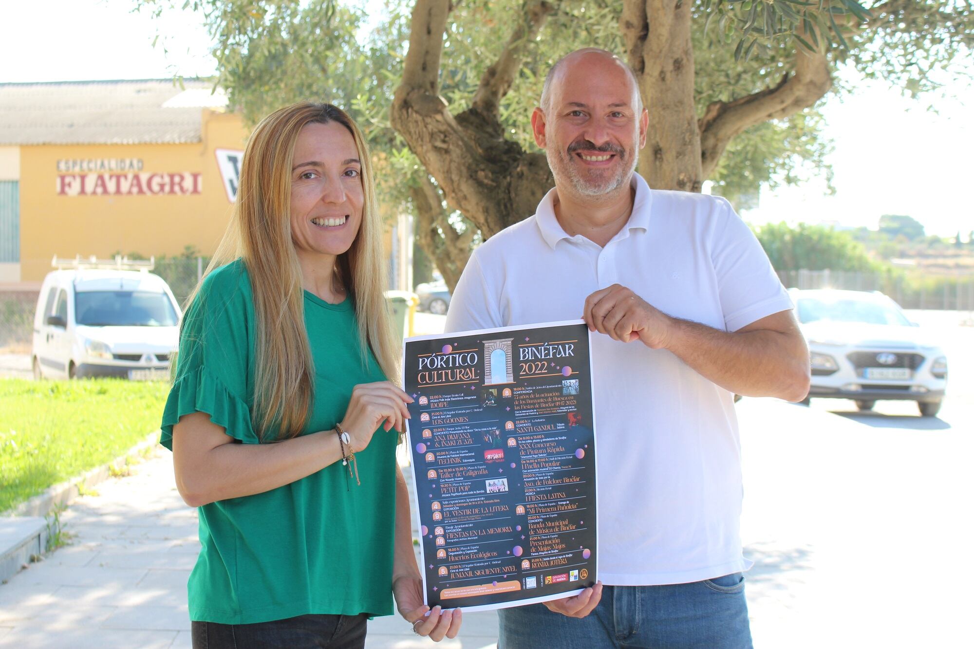 Presentación del Pórtico Cultural en Binéfar