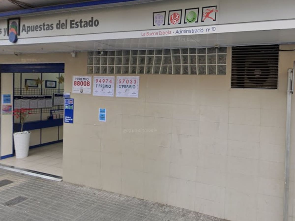 Primer Premio de la Bonoloto en Gandia de 265.000 euros