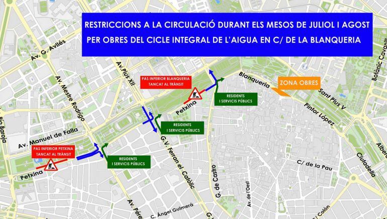 Restricciones en la circulación