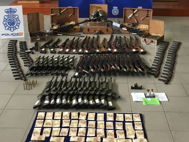 Mas de 10.000 armas incautadas valoradas en 10 millones de euros en el mercado negro