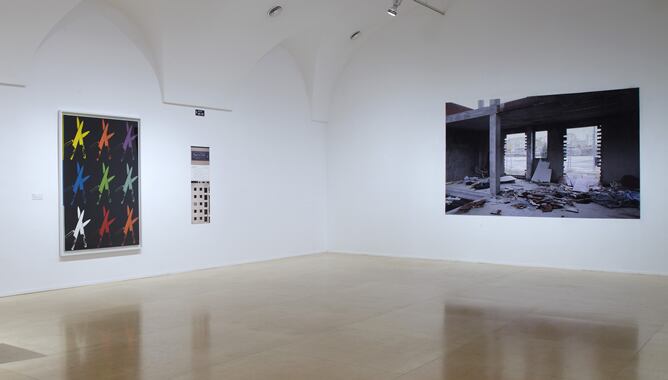 Una de las salas de la instalación 'Castillos en el aire'