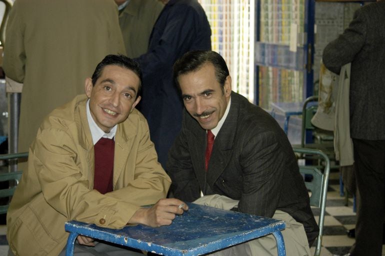 Roberto Cairo e Imanol Arias en Cuéntame