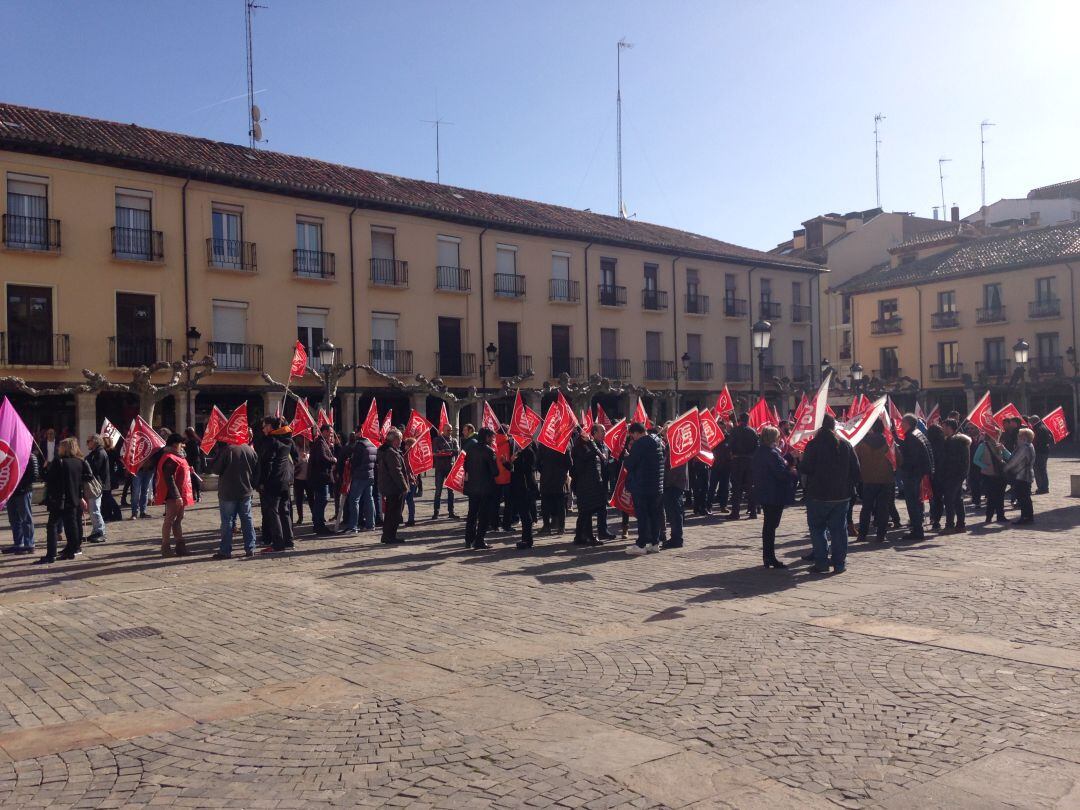 La concentración tendrá lugar en la Plaza Mayor de Palencia