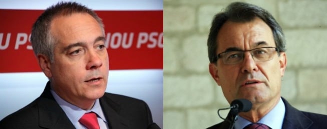 Pere Navarro i Artur Mas