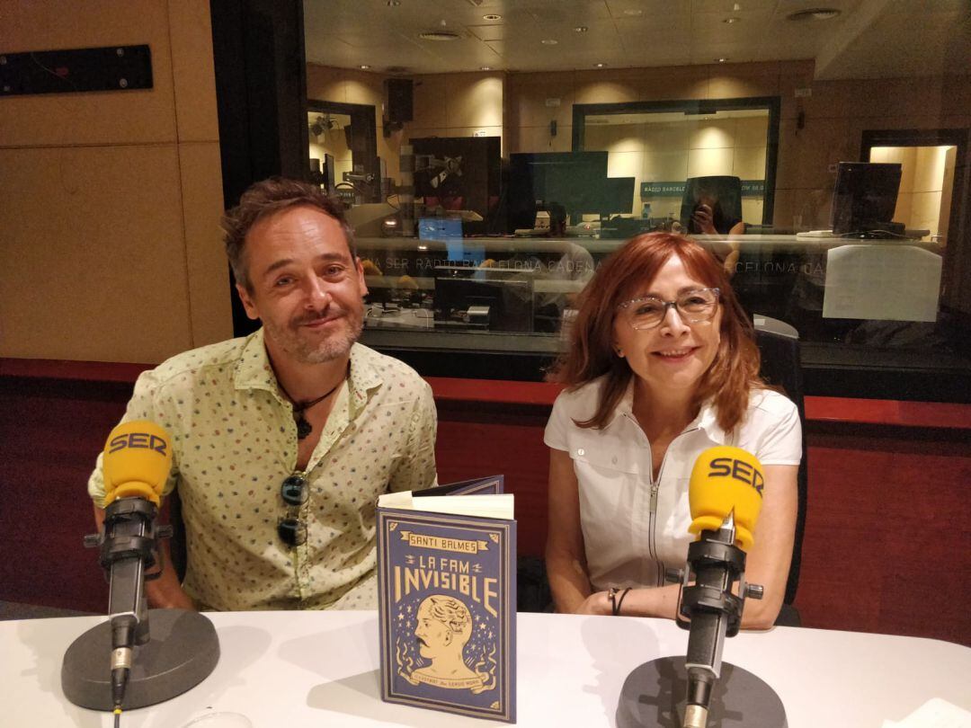 Santi Balmes amb Rosa Badia.