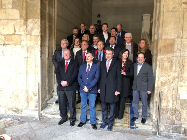 Los senadores del PP de Castilla y León se han reunido hoy en León