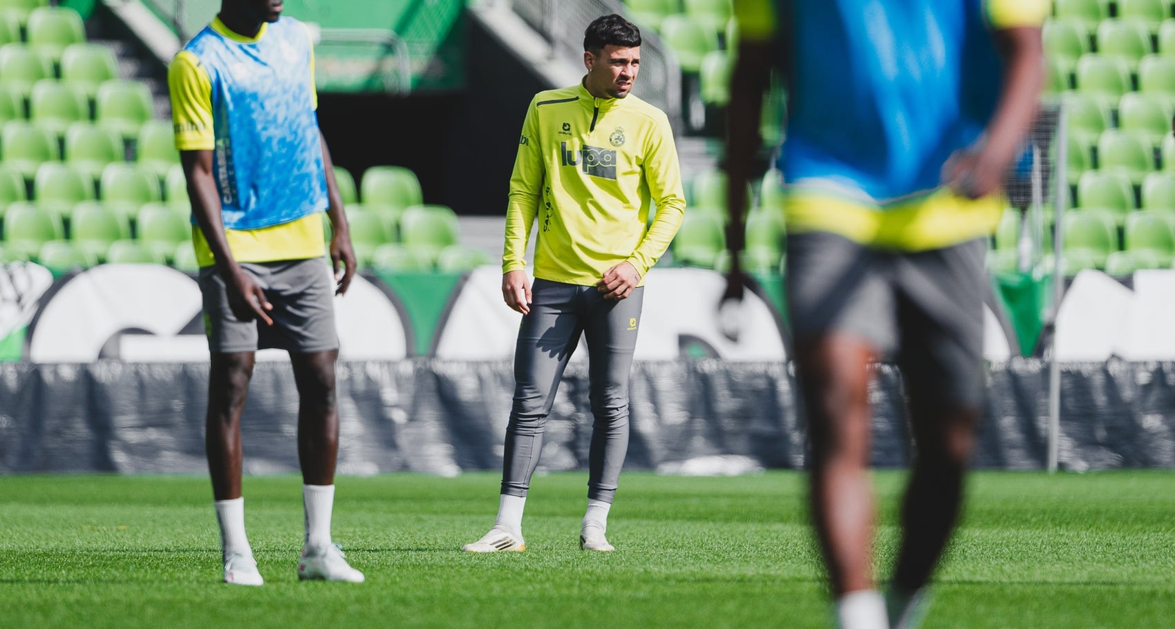 Arana, durante la sesión.