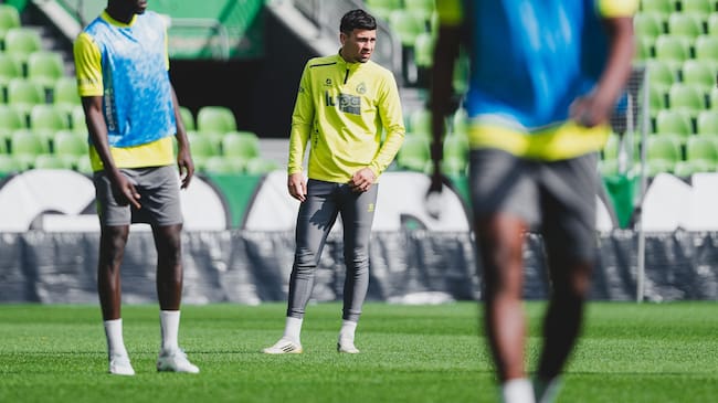 Arana, durante la sesión.