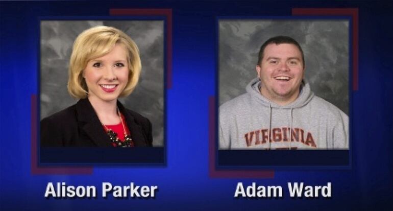 Fotografía facilitada por la emisora afiliada a la cadena de televisión CBS, la WDBJ-TV, que muestra a la periodista Alison Parker y el cámara Adam Ward.