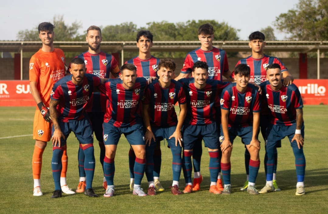 Once inicial de la SD Huesca que dispuso Hidalgo en el primer partido en Tarazona