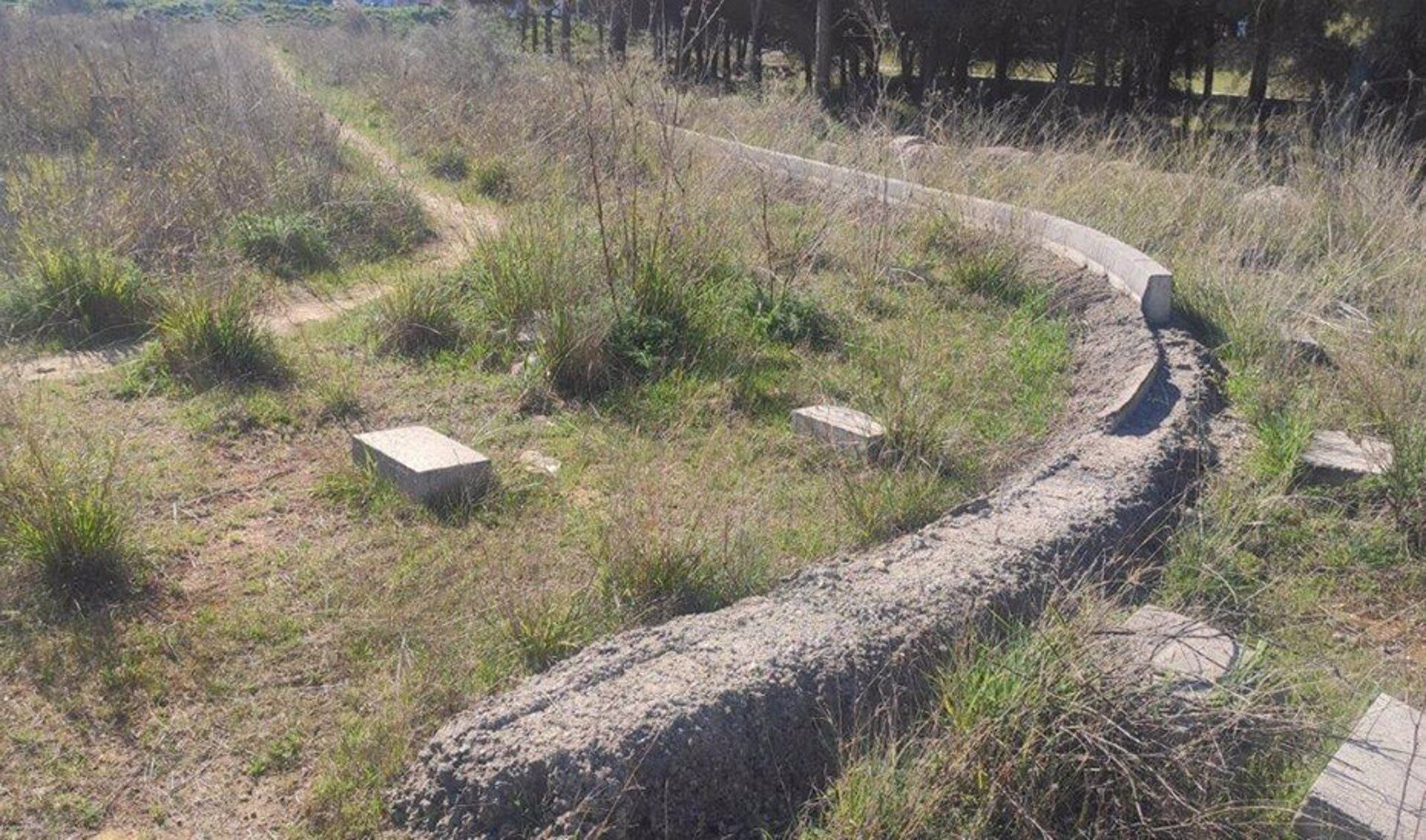 Vista del terreno de Lagar de Oliveros, en Málaga, donde se construirán las viviendas