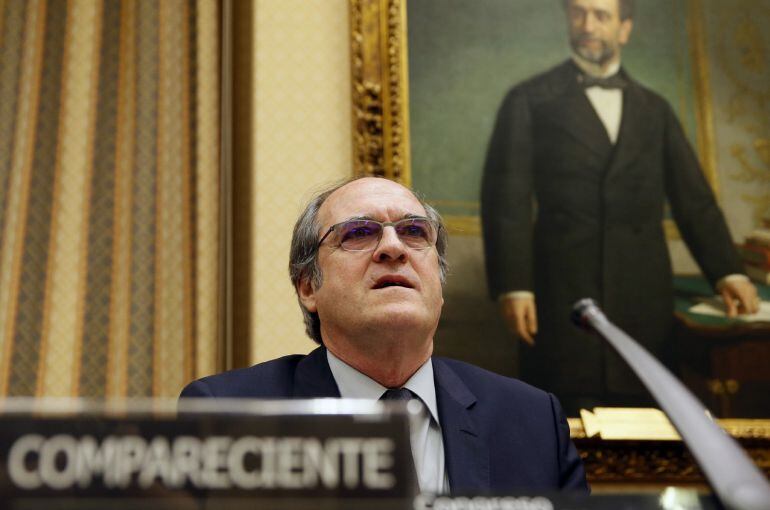  El exministro de Educación Ángel Gabilondo durante su comparecencia hoy en la subcomisión del Congreso para el pacto educativo.