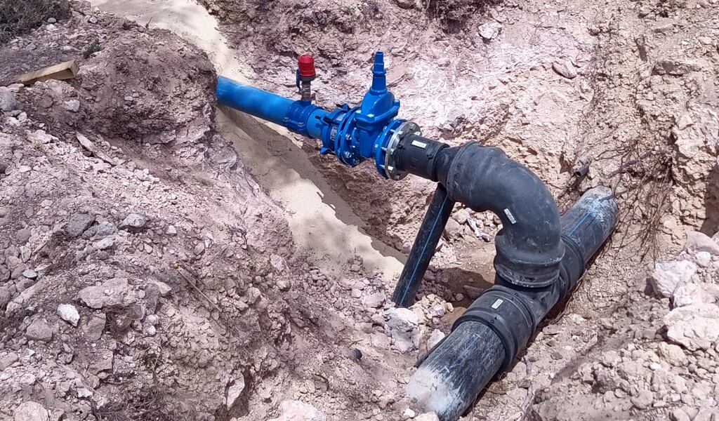 Trabajos de conducción de agua potable