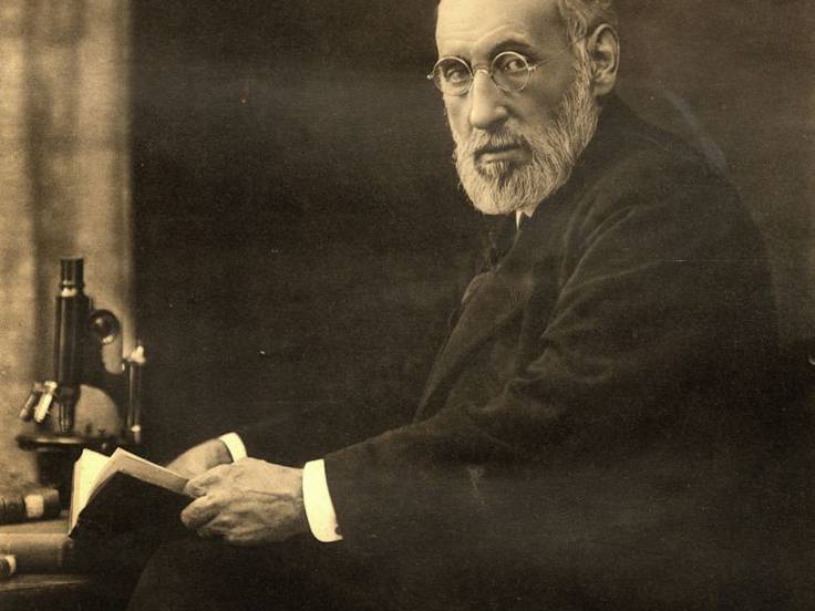 Santiago Ramón y Cajal, médico y científico español. Premio Nobel de Medicina en 1906