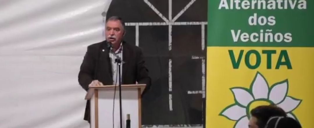 Ángel Garcia Seoane en la campaña de las elecciones municipales del 2019