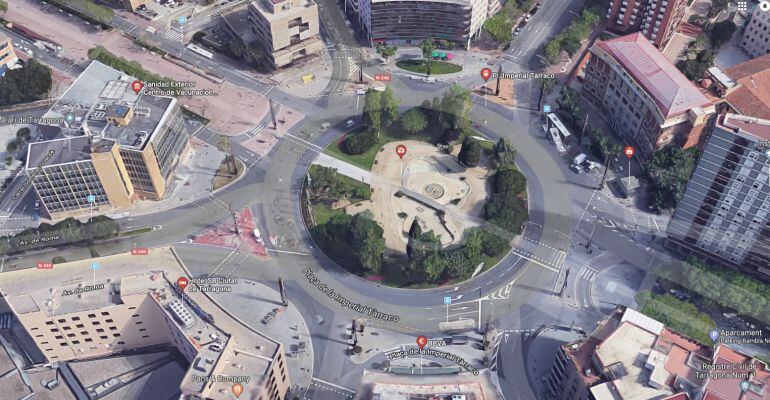 Imatge de la plaça Imperial Tàrraco, on s'ha venut el pis.