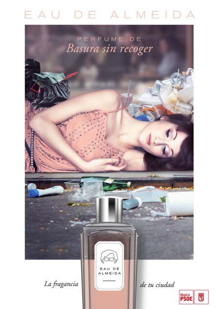 Perfume de basura sin recoger