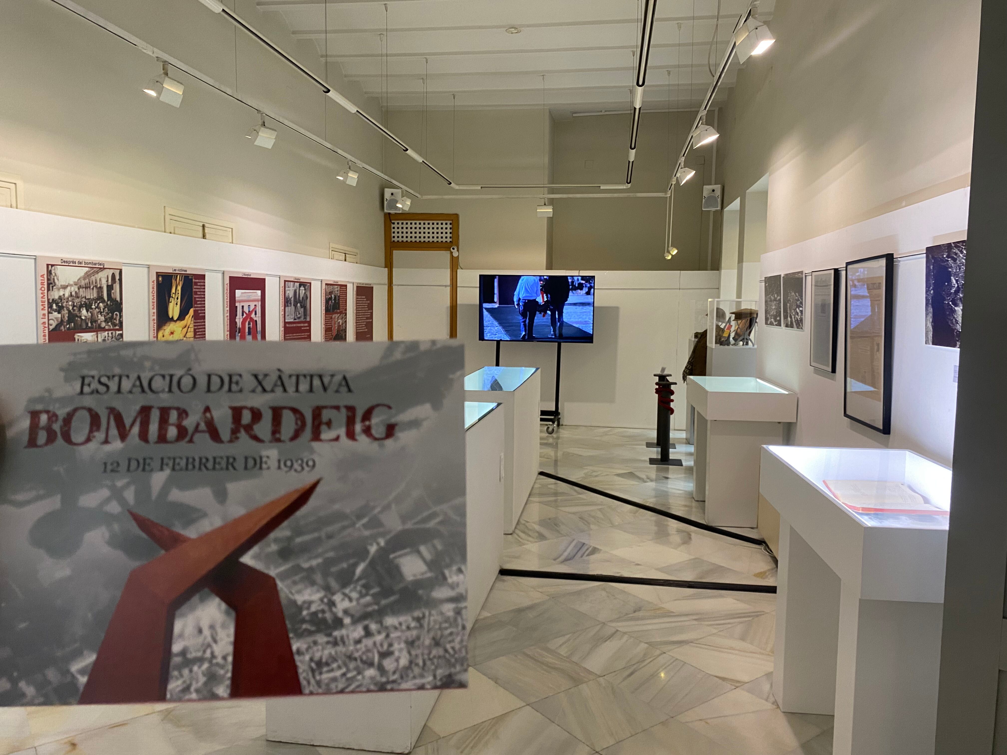 Nueva exposición sobre el bombardeo de la estación de Xàtiva