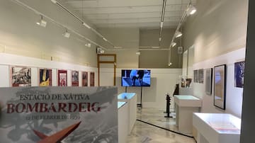 Xàtiva ha iniciado la conmemoración del bombardeo de su estación en 1939