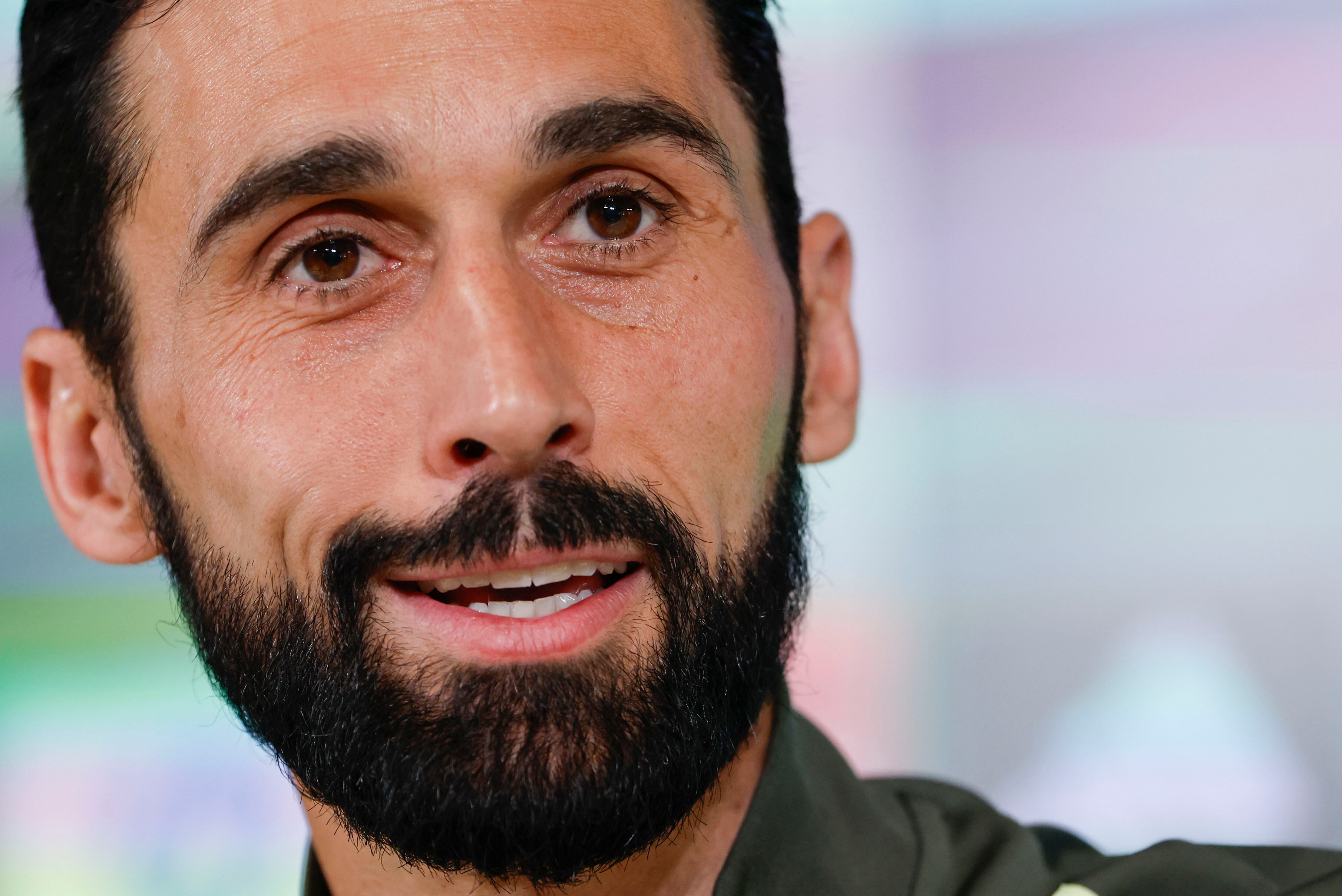 El entrenador del Real Madrid, Álvaro Arbeloa, durante la rueda de prensa previa al partido contra la Real Sociedad