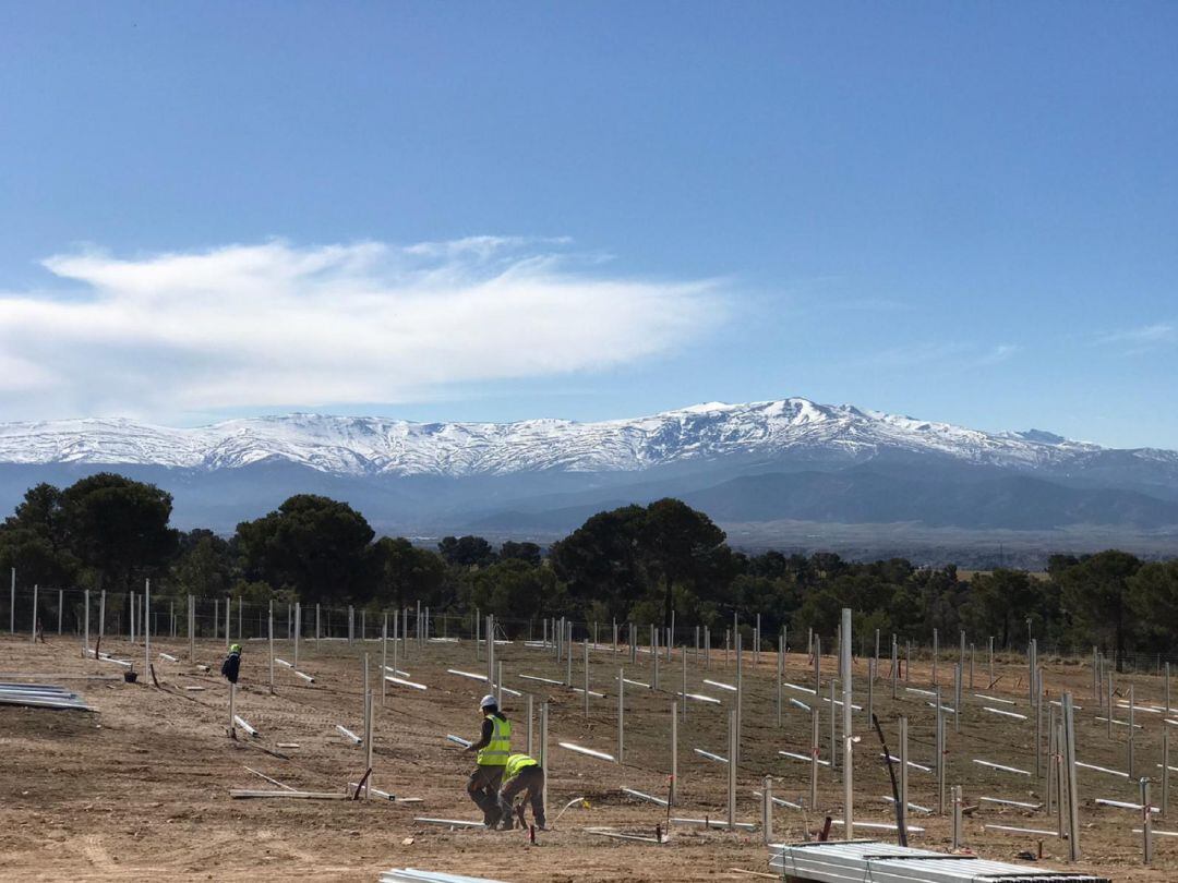 Nueva planta de energia solar en Guadix