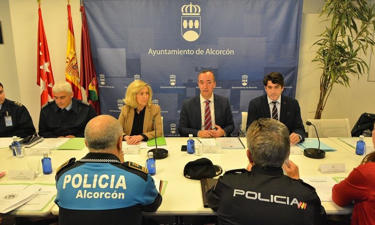 Reunión de la Junta Local de Seguridad en Alcorcón.