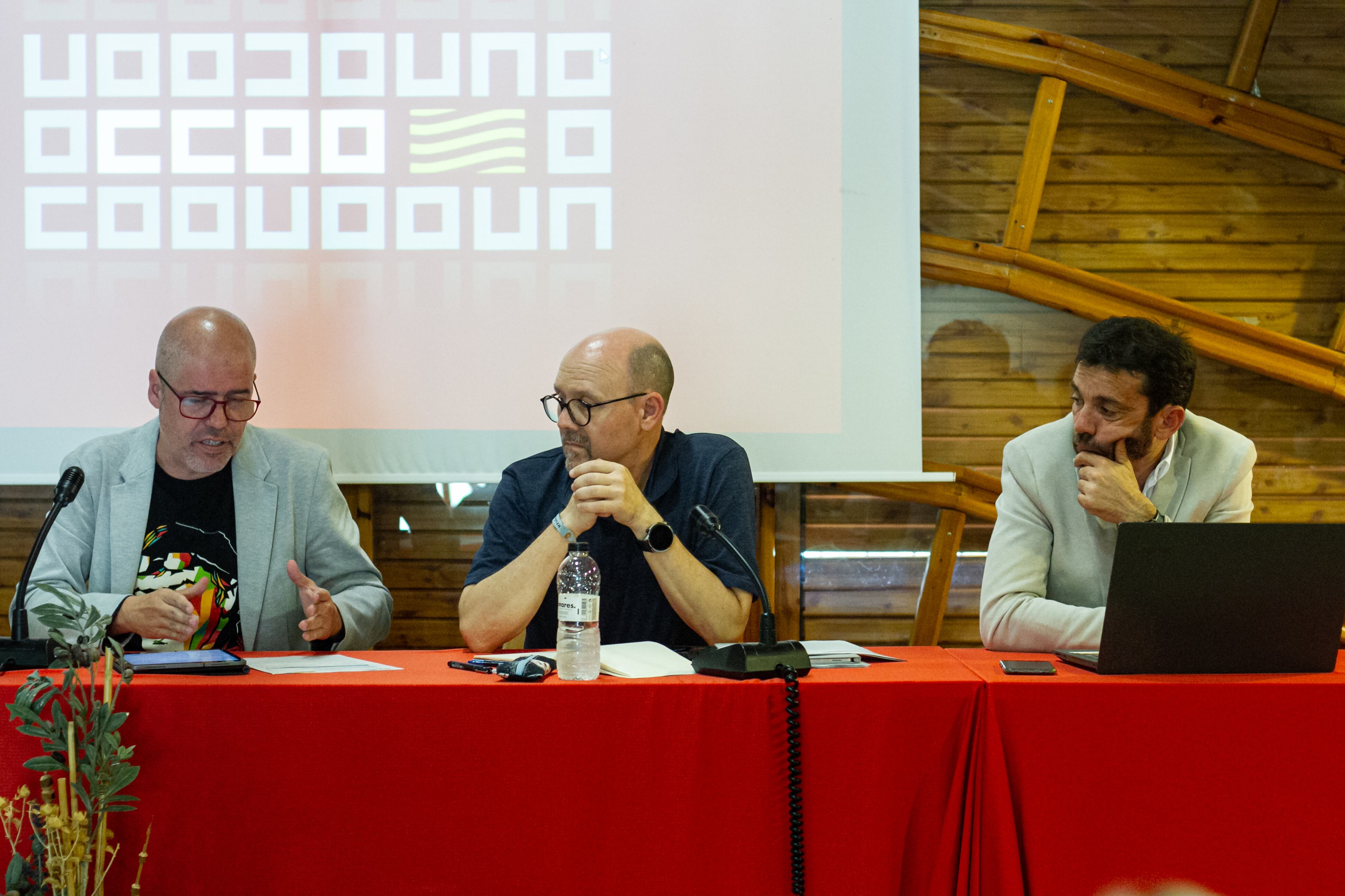 Unai Sordo en la inauguración de la Escuela Sindical de CC. OO.