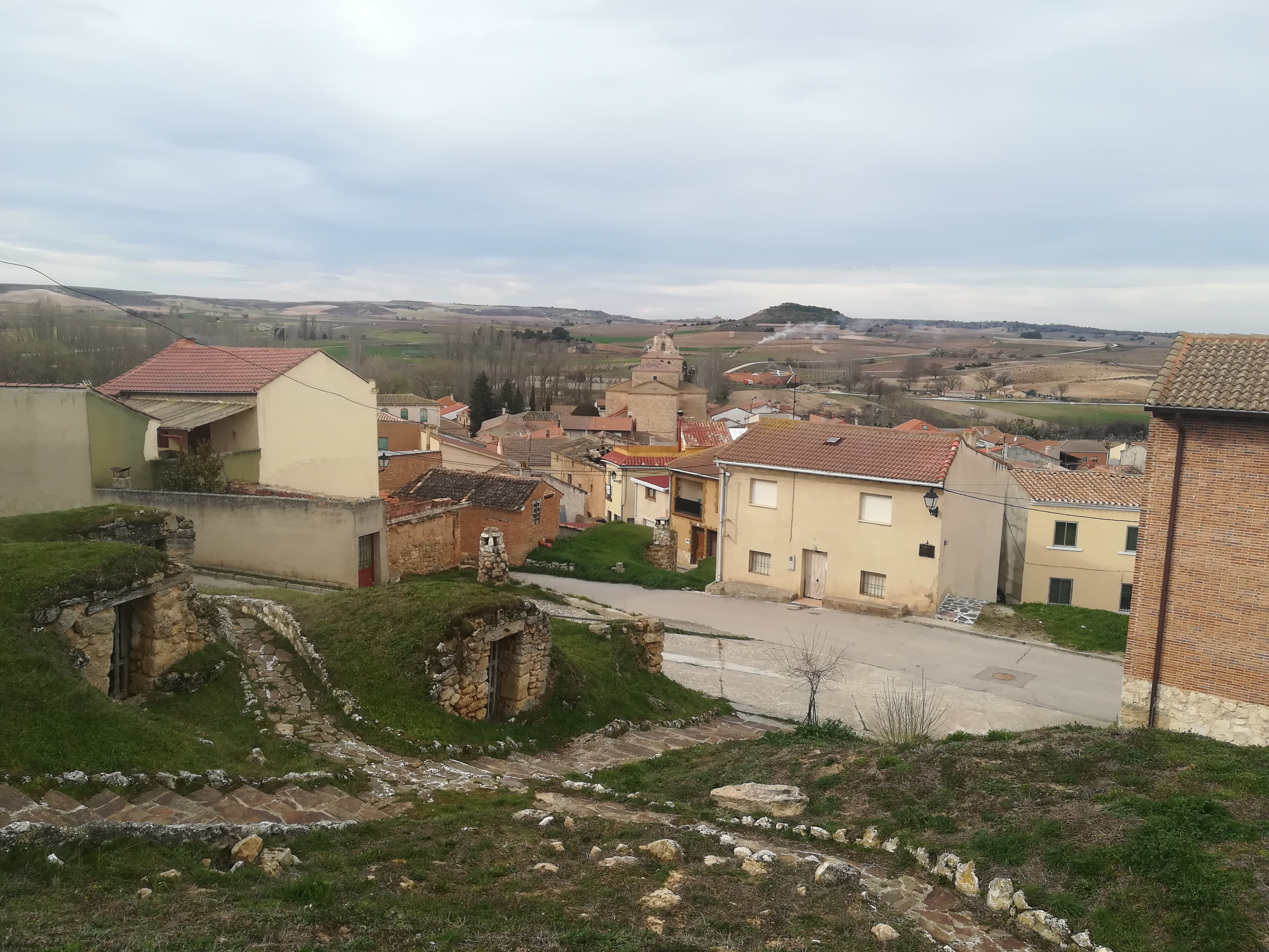 Vista del casco urbano desde la cuesta de la bodegas