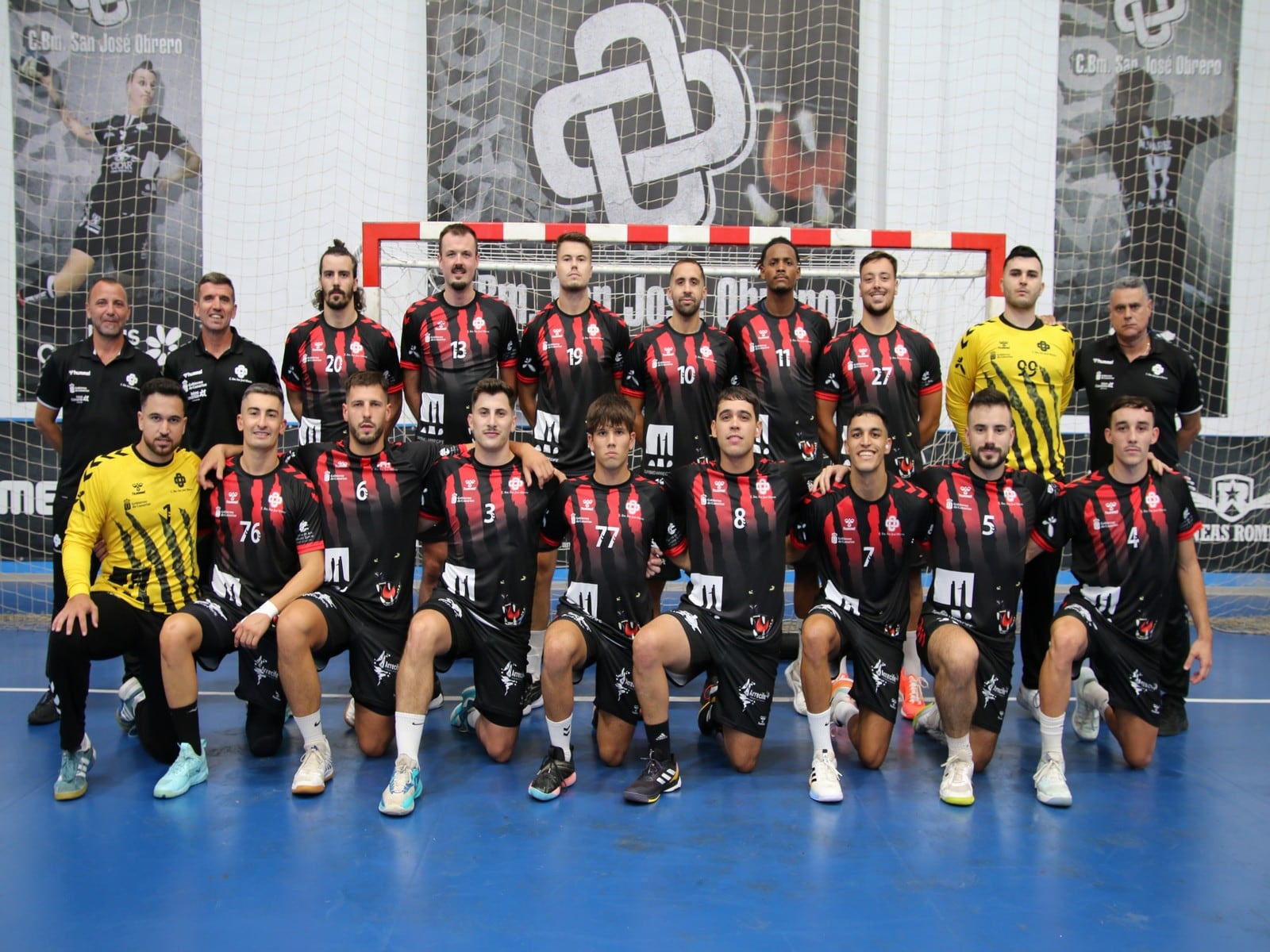 Plantilla del Balonmano Lanzarote Ciudad de Arrecife.