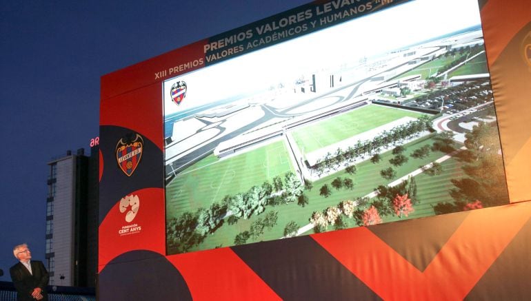 Maqueta de la futura Ciudad Deportiva del Levante