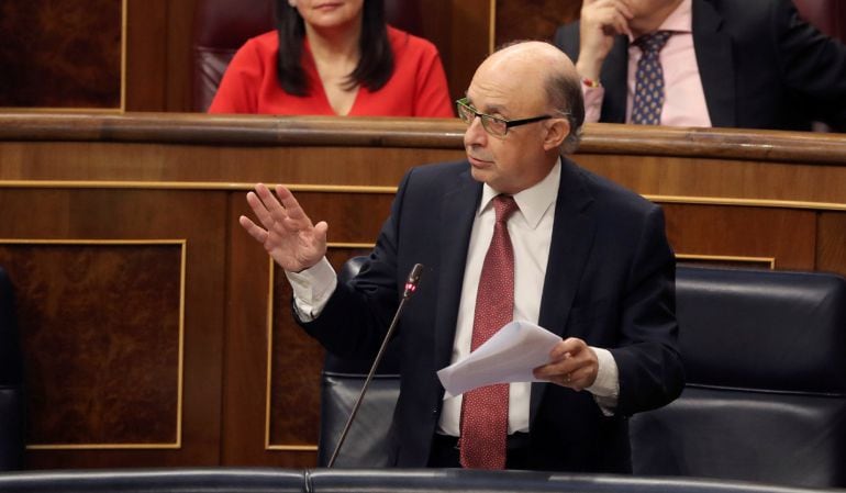 El ministro de Hacienda, Cristóbal Montoro