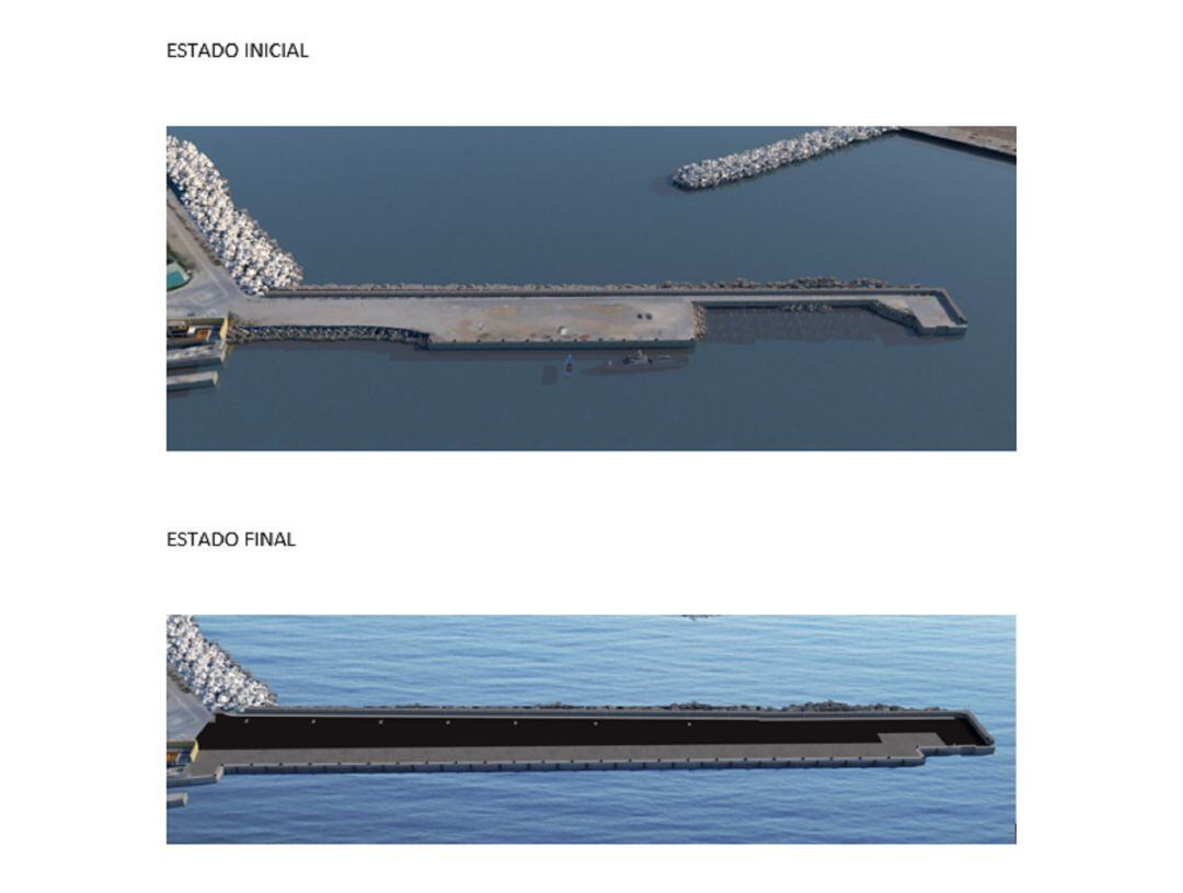 Imagen de las obras.