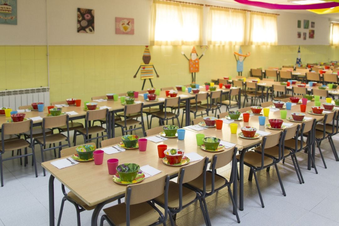 Comedor escolar de un colegio