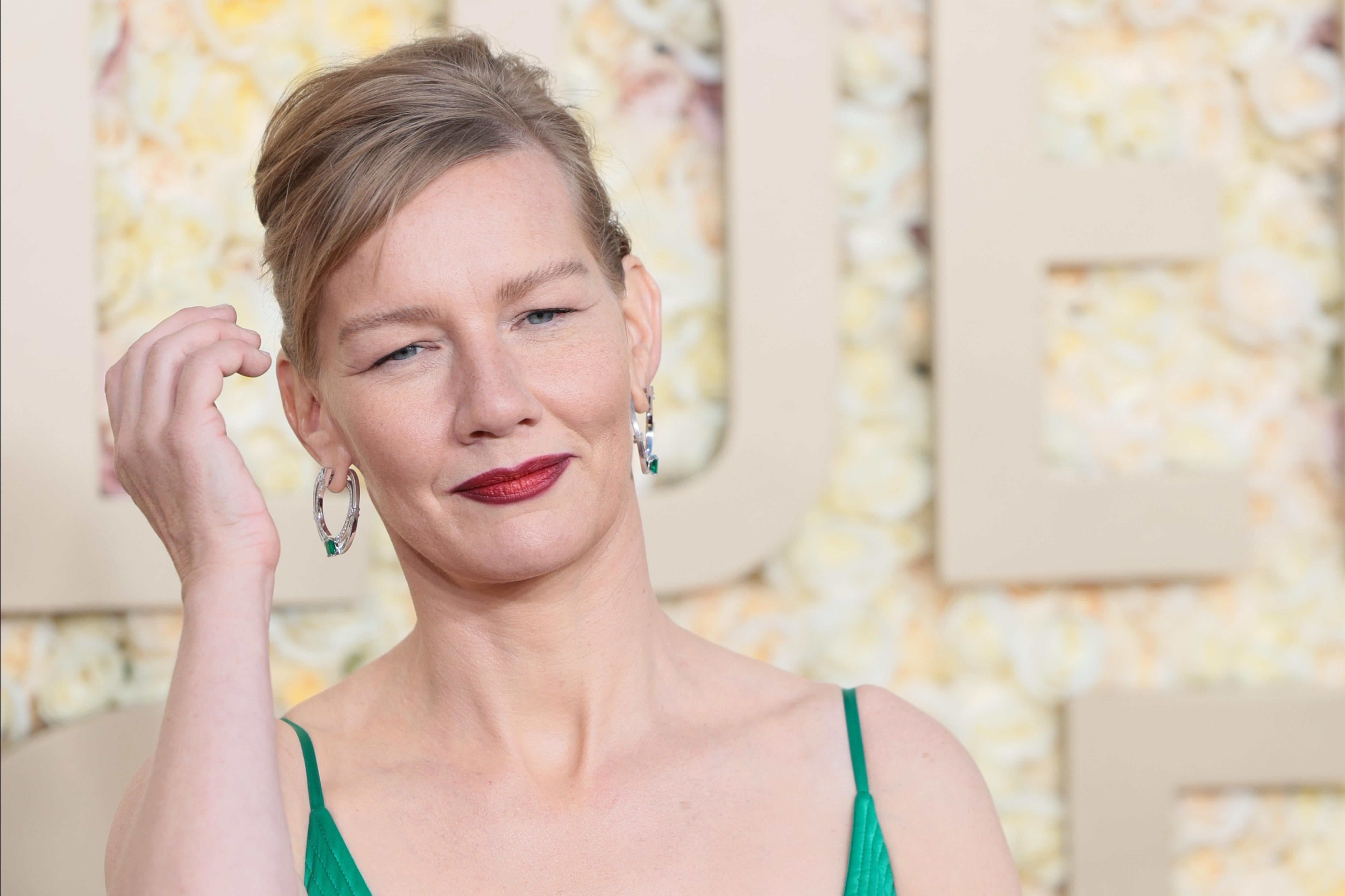 La actriz Sandra Hüller en los Globos de Oro. EFE/EPA/ALLISON DINNER