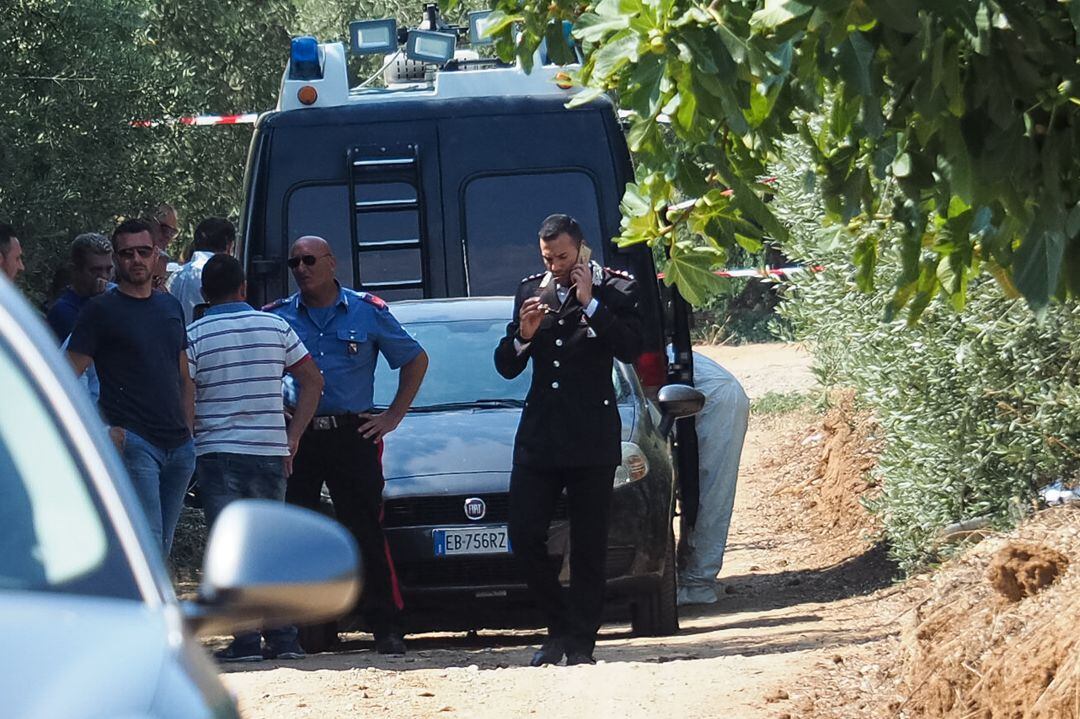 Operación de los Carabinieri en Calabria.