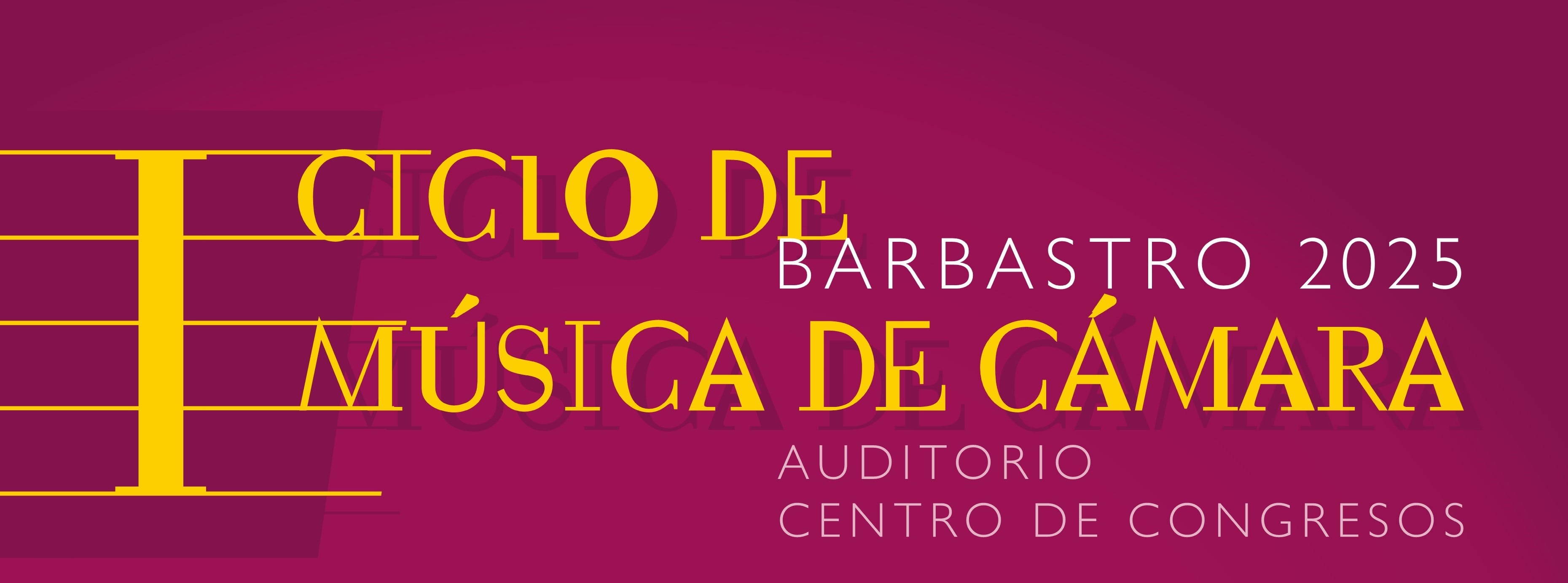 Barbastro inicia el 1 de febrero un ciclo de música de cámara