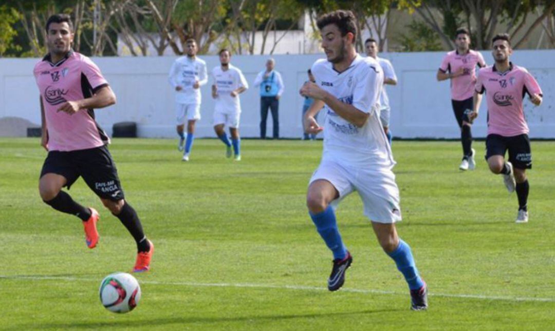 Jacobo durante un partido en Arcos. 