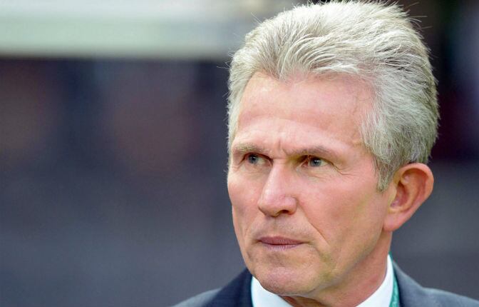 Heynckes, durante un partido con el Bayern