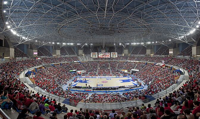 Vista panorámica del Buesa Arena