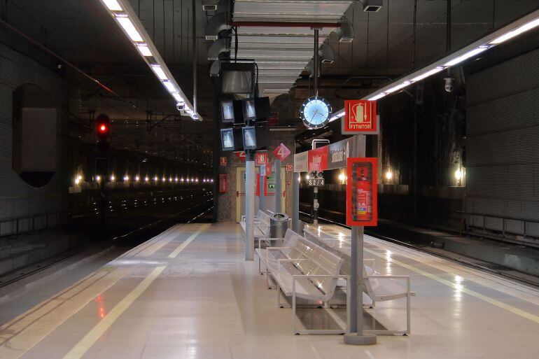 L'estació de rodalies del Prat del Llobregat
