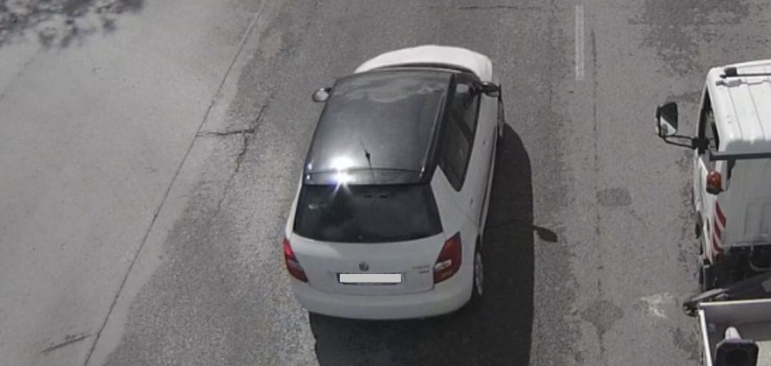 Imagen a través de una de las cámaras