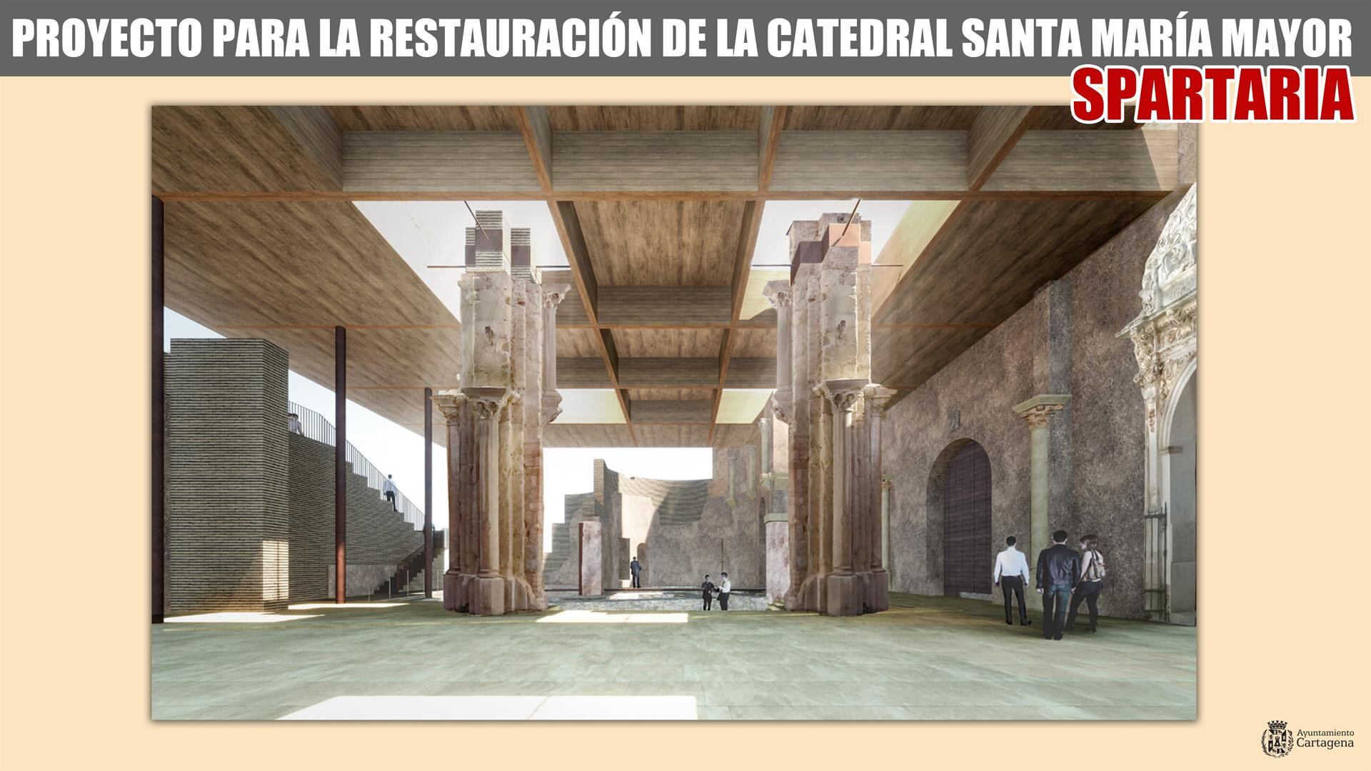 ‘Spartaria’ lidera la rehabilitación de la Catedral de Cartagena