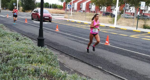 Gemma Arenas, durante la 24 Quijote Maratón de Ciudad Real