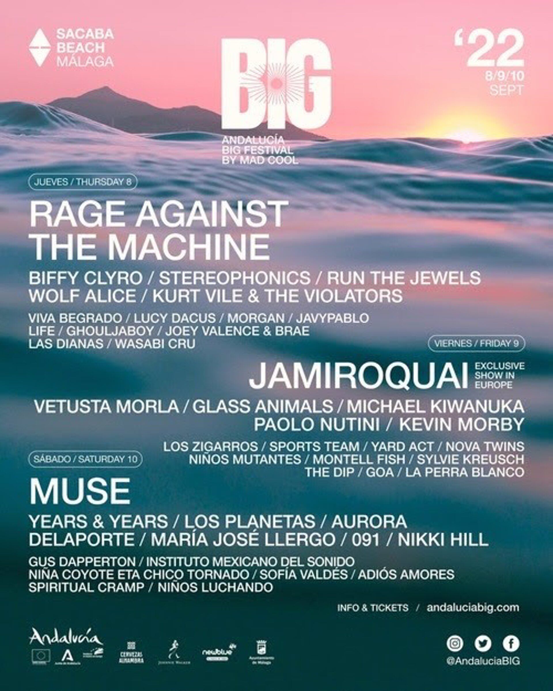 Cartel de Andalucía Big Festival